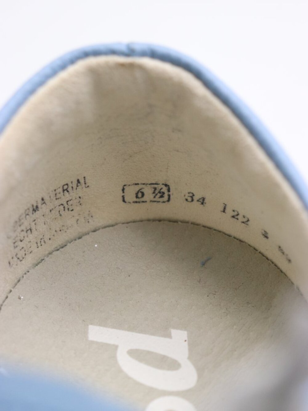 Paul Green Hadley Women’s Size UK 6.5 US 9 Platform Sneakers Sky Blue Leather - Picture 3 of 9